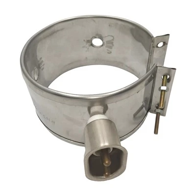 Mica bandverwarmer met stekker voor hoge temperaturen